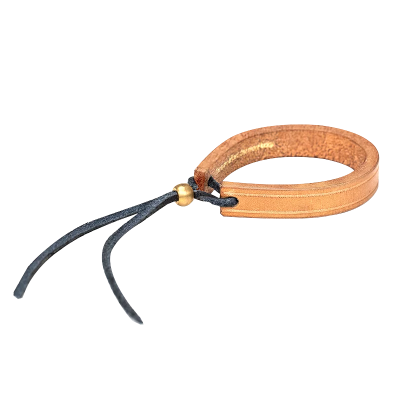 Мужской кожаный веревочный браслет Maden с надписью Регулируемый Браслет-манжета