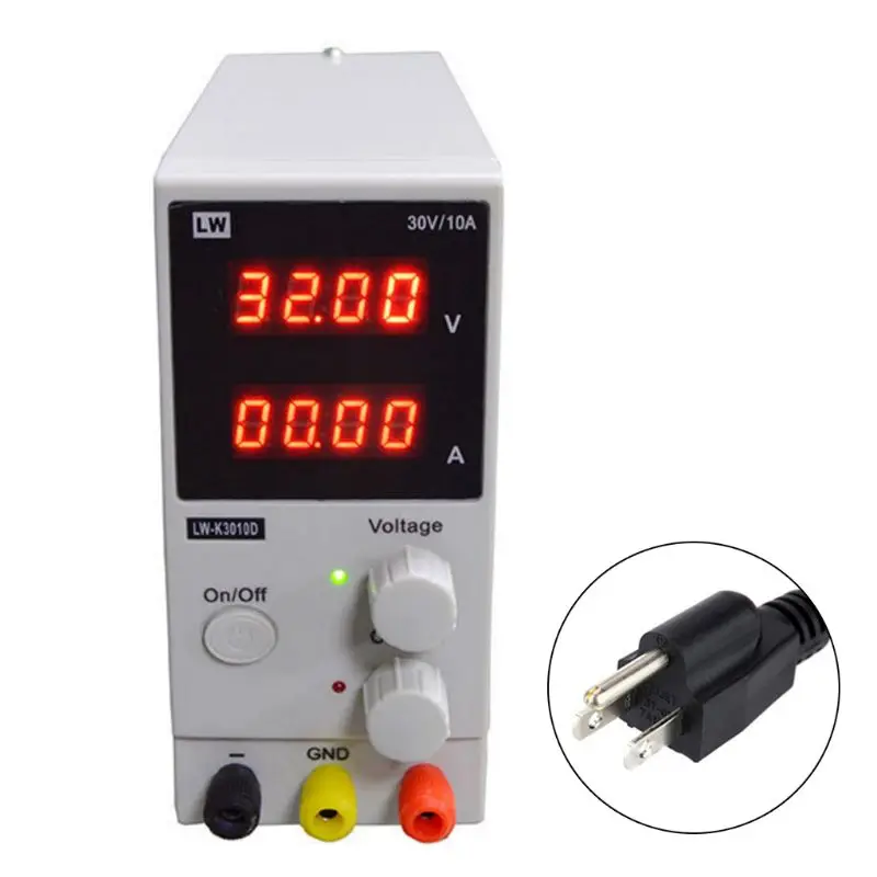 

K3010D 30V10A Adjustable DC Power Supply High Precision Switching Regulator Laboratory Power Supply Repair Parts US/EU
