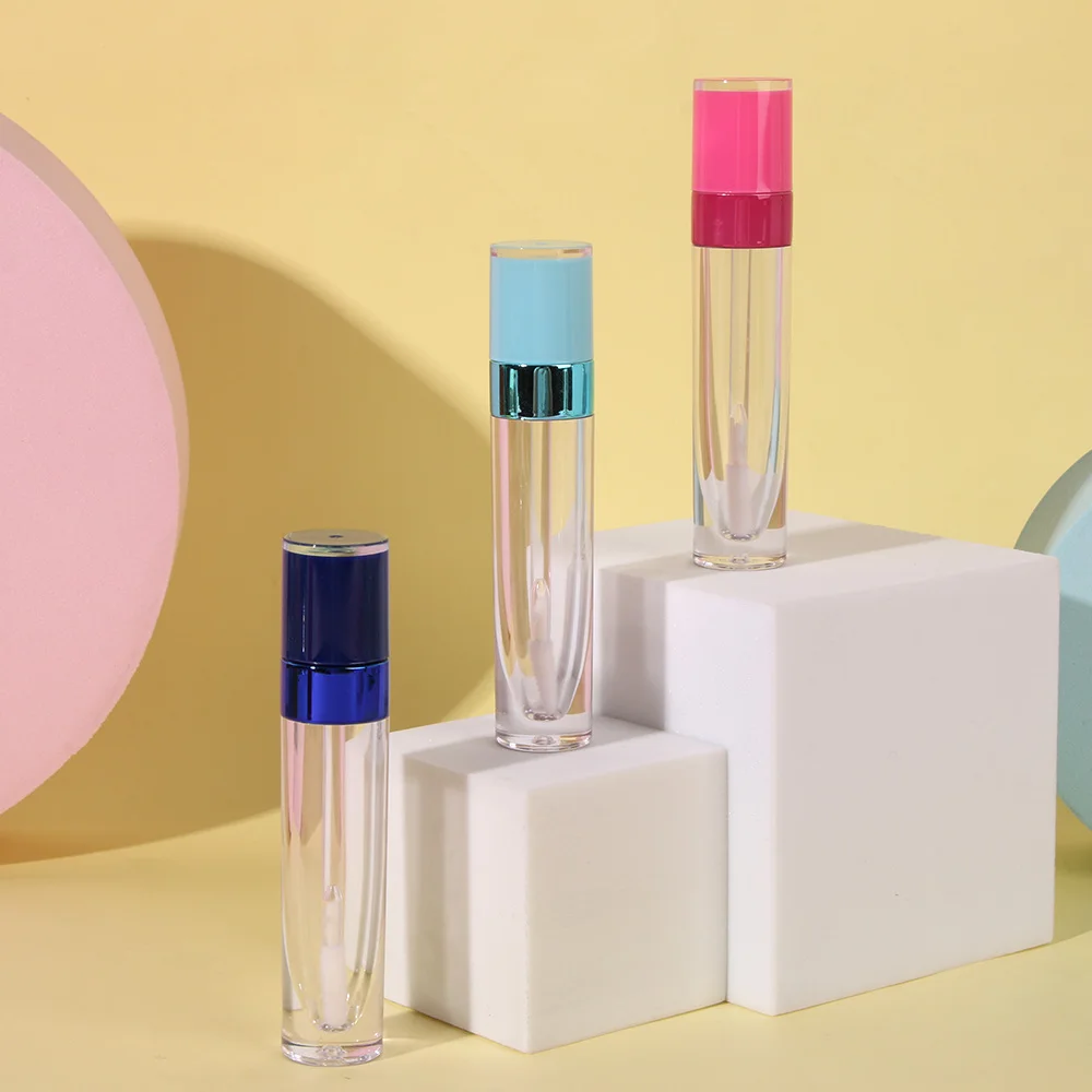 5 шт. 8 мл пустая бутылка для блеска губ прозрачный бальзам контейнер с резиновой