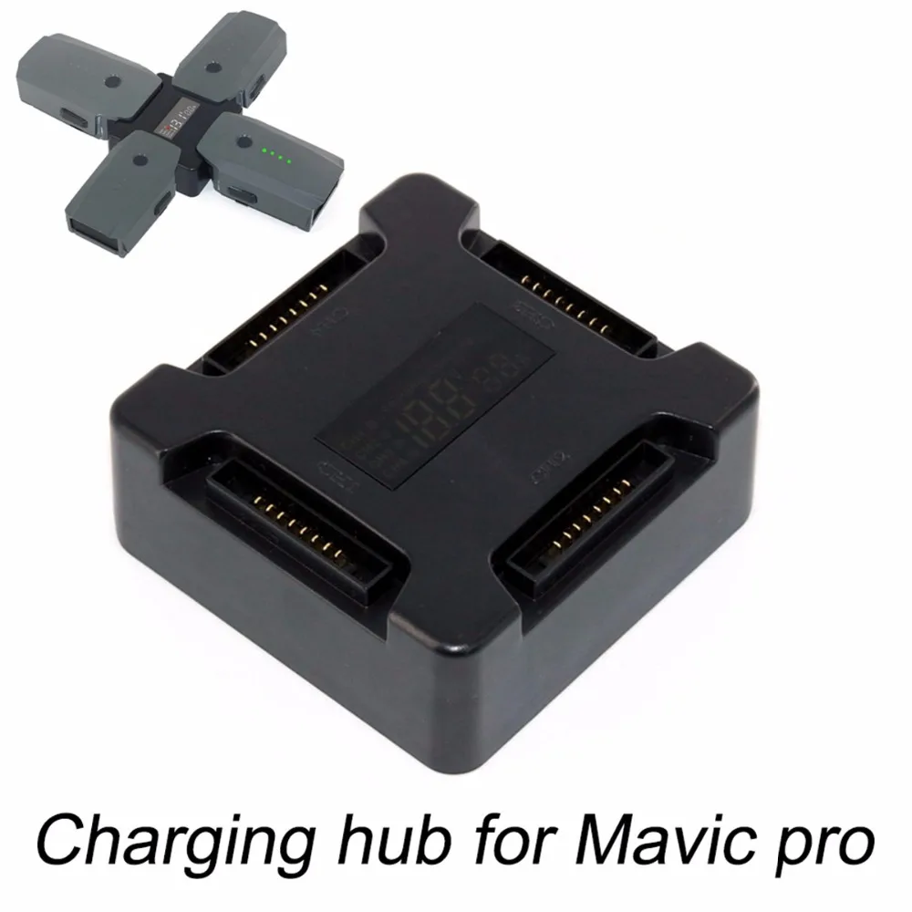 4 в 1 концентратор зарядки аккумулятора для DJI Mavic Pro Rapid Smart Multi Battery Intelligent Charging Manager