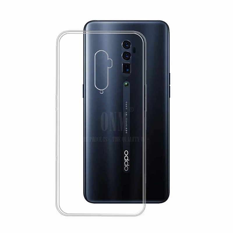 3-в-1 чехол + камера закаленное стекло для Oppo Reno 10x zoom Защита экрана CPH1919 полное