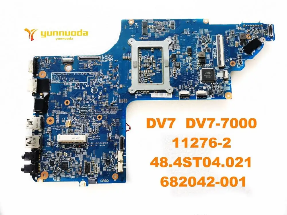 Оригинальный Для HP DV7 DV7-7000 материнская плата для ноутбука 11276-2 48.4ST04.021 682042-001