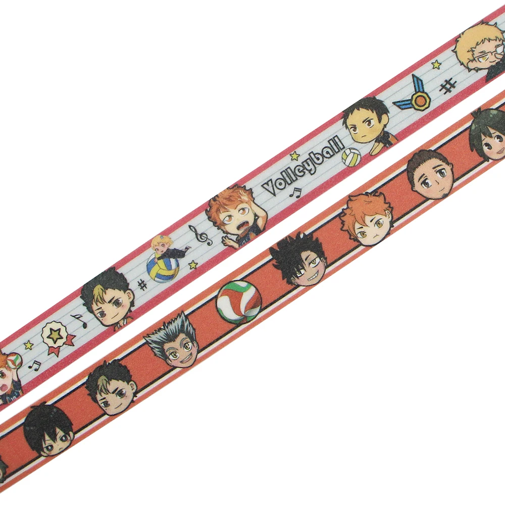 

D3349 Homegaga 15mmX5m Kawaii Anime Washi Tape Paper DIY Planner Tape Adhesive Tapes Stickers Scrapbook Decorative Paper Tapes