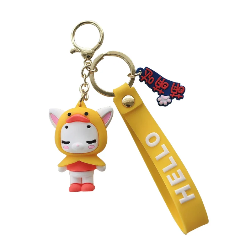 

Creative cartoon doll jewelry key chain pendant cute couple car key chain personalized bag ornaments
