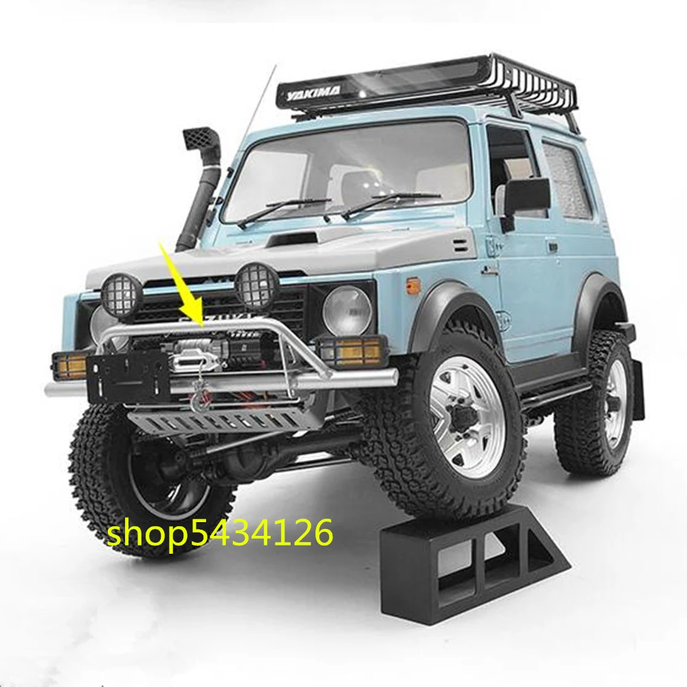 Труба из нержавеющей стали передний бампер для 1:6 CAPO Samurai Sixer1 Suzuki Jimny пульт