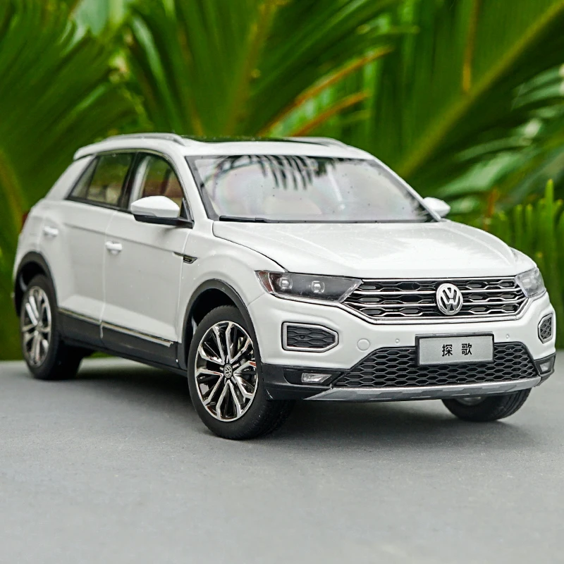 Высокотщательная модель автомобиля 1:18 VW 2018 T ROC SUV из сплава статическая
