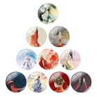 Стеклянные бусины TAFREE The East в старинном стиле, модные стеклянные бусины с рисунком, 12 15 16 18 20 25 мм, Классическая картина, настройки ювелирных изделий