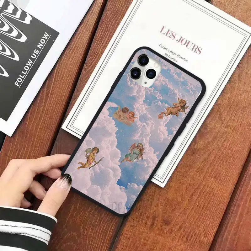 

Angels baby art high quality Phone Case for iPhone 11 12 pro XS MAX 8 7 6 6S Plus X 5S SE 2020 XR