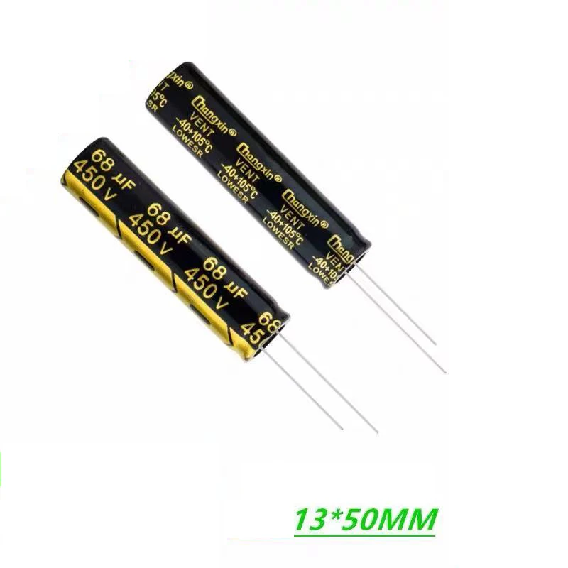 

6pcs/lot 68UF 450v 68UF aluminum electrolytic capacitor size 13*50 S101 20%