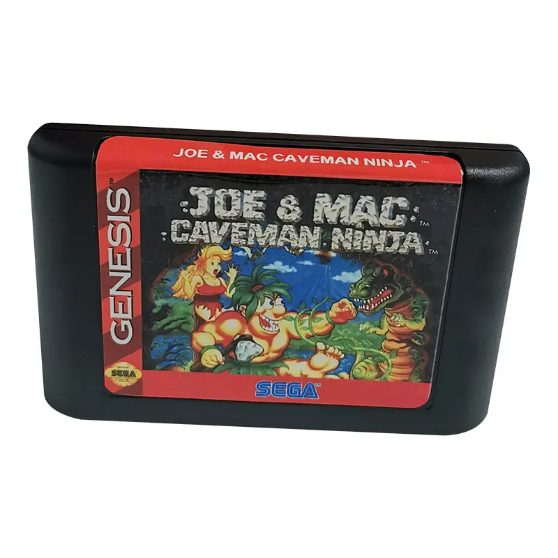 JOE &amp MAC CAVEMAN NINJA-электронные игры 16 бит MD игровая карта для версии PAL и NTSC |