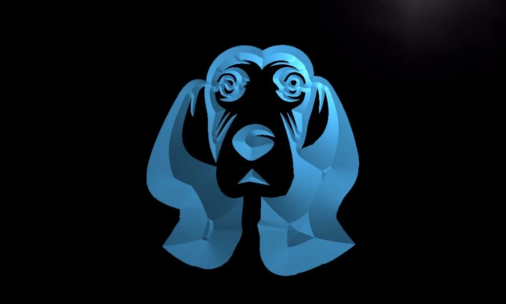 N472 собака Basset домашний Декор Бар Пиво LED неоновая световая вывеска|Таблички и