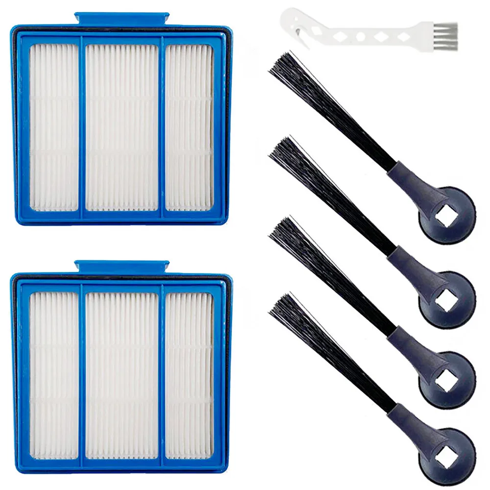

Vacuum Cleaner Side Brush HEPA Filter with Small White Brush for Shark IQ Self-Empty Base RV1001AE Robot Vacuum Cleaner Parts