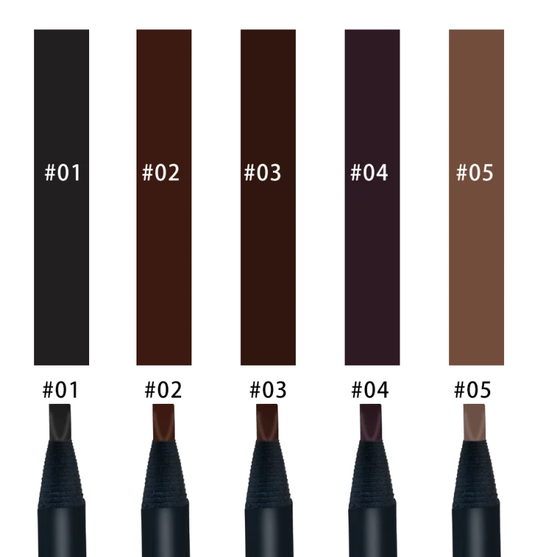 

5 Color Dye Eyebrow Pen 3D Microblading Eyebrow Tattoo Pencil Waterproof Eye Makeup Long Lasting Brow Sketch Tint Cosmetic TSLM2