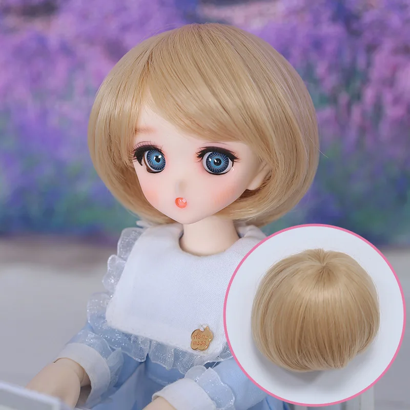 Парик для куклы BJD Zumi Размер 6 7 дюймов 1/6 высокая температура короткие красивые