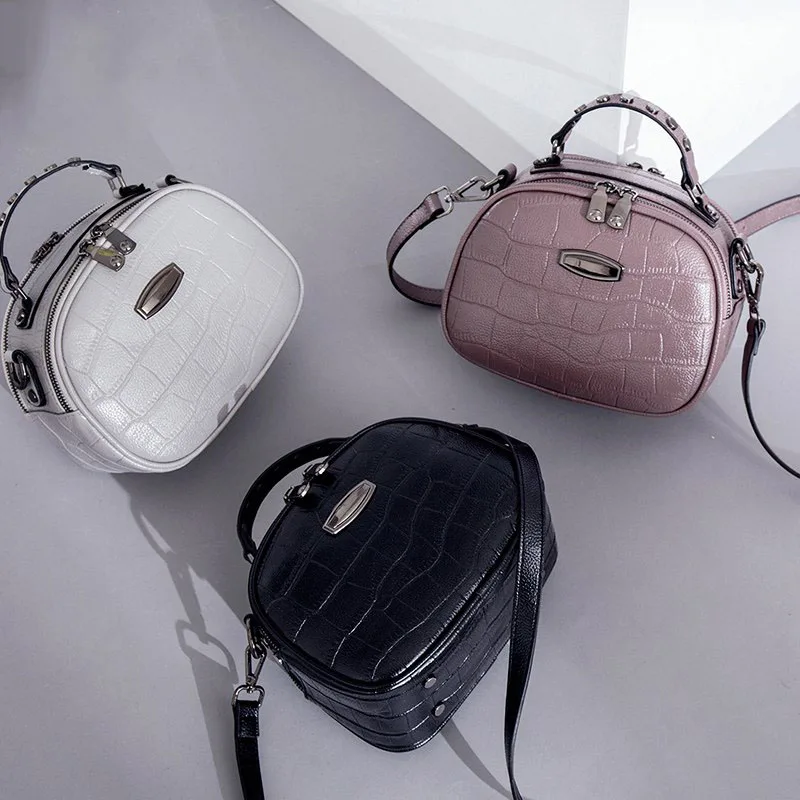 

HISUELY Fashion Business Lady Shoulder Women Bags Designer Crocodile Trend Fashion Handbags Lady Female Crossbody Bag Female Q3