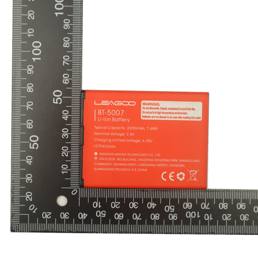 100% оригинальный высококачественный аккумулятор 2000 мАч для LEAGOO Z9 Z10 BT 5007 и 5009