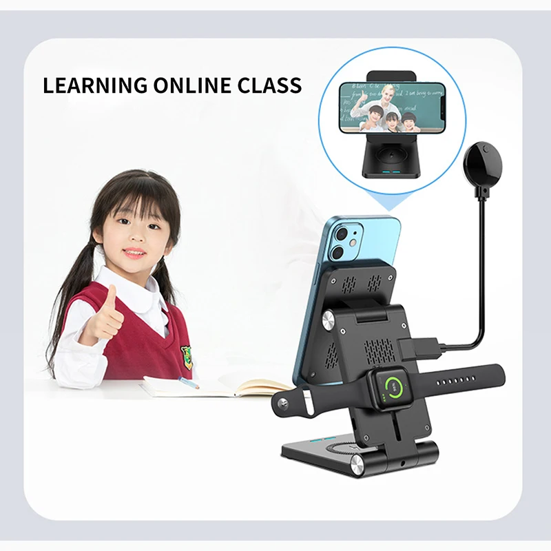 

3 IN 1 wireless charger for Apple iphone12 11 8 PLUE iWatch headset IQ Wireless charging for huawei samsung xiaomi charger