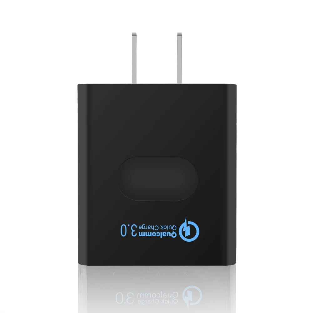 US Быстрое зарядное устройство FDGAO 3,0 USB QC3.0 для быстрой зарядки iPhone XS XR X 8 samsung S9 Xiaomi Wall для путешествий, походная Зарядка для телефона - Цвет: US