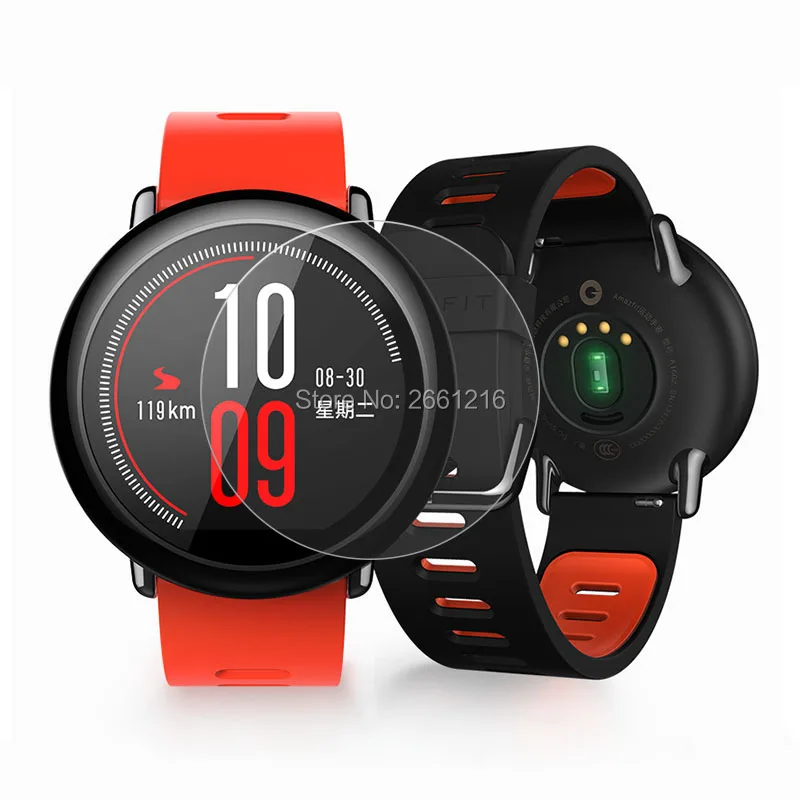 2 шт./партия для Xiaomi Huami Amazfit Pace закаленное стекло 9H 2.5D Премиум Защитная пленка для экрана для Amazfit Pace спортивные часы