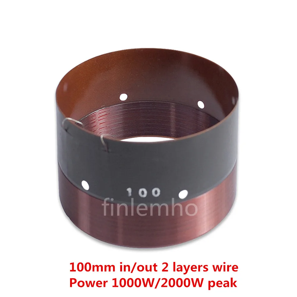 Bobina de Voz para Alto-falante Camadas de Fio de Cobre para Reparo de Baixo Bobina de Voz com 2 100mm 18 – 15