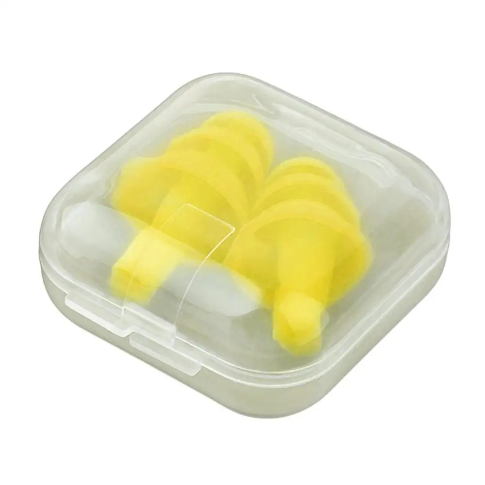

5Pairs Spiral Waterproof Silicone Ear Plugs Anti Noise Snoring Earplugs Comfortable For Sleeping Noise Reduction Accessory