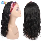 Естественная волна парик с головной повязкой, бразильские натуральные Цвет 180% Плотность волос влажные и волнистые человеческие волосы парики манекен для шарфа парика для Для женщин волосы Remy