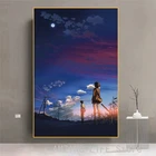 Манга плакат аниме 5 сантиметров за секунду планшетов плакаты и принты Настенная картина мультфильм любовь домашний декор