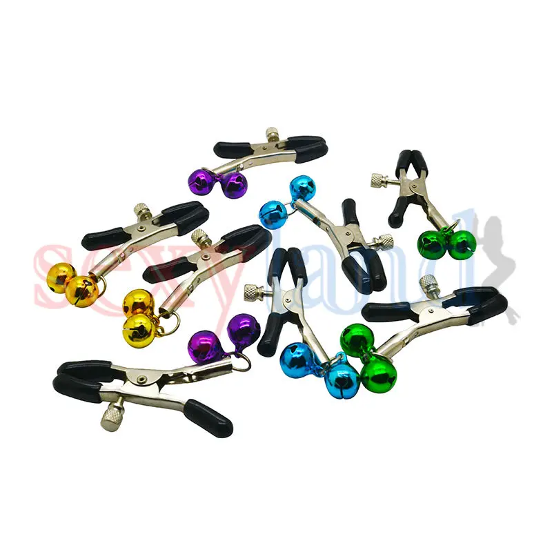 Сексуальные эротические Фетиш кольцо колокольчик застежки для сосков женщин