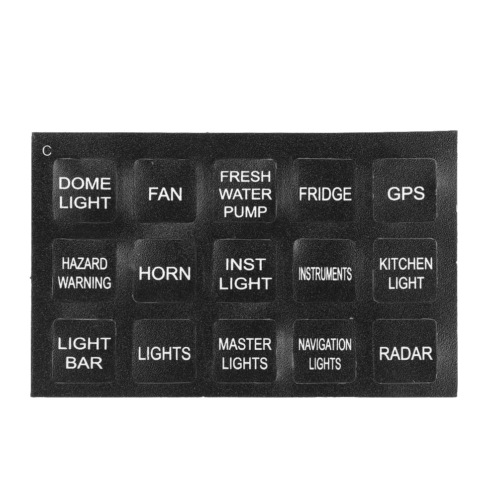 Смарт выключатель с сенсорным экраном для автомобиля 6 банд сенсорная панель