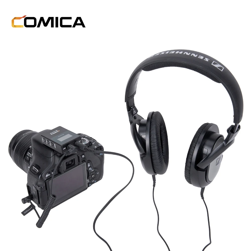 

COMICA BoomX-D Digital Wireless Microphone Condenser Microphone System Mini Lapel Microphone Video Microphone for Camera DSLR