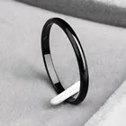Обручальное кольцо из титановой стали, 2 мм