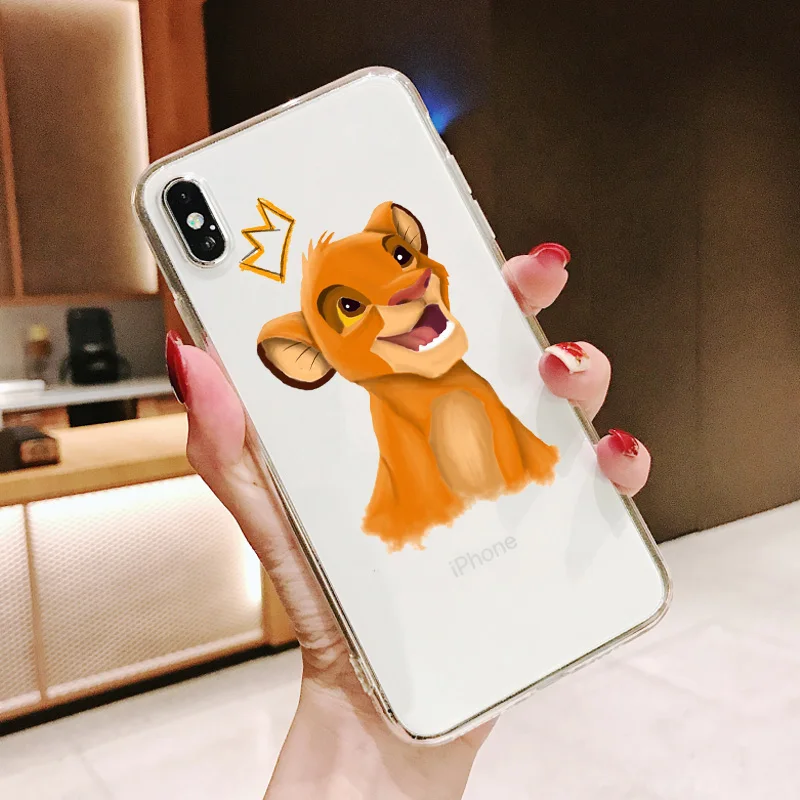 Король Лев simba Pumba Hakuna Matata Мягкий силиконовый чехол для телефона для iPhone 11 11Pro 5 5S SE 6 6S 6 7 8Plus Max XS XR X 10