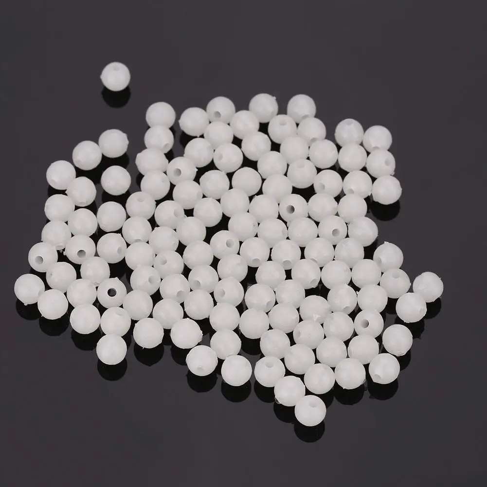 100 шт. рыболовная Ночная Рыбалка Поплавки бусины приманки мячи приманка