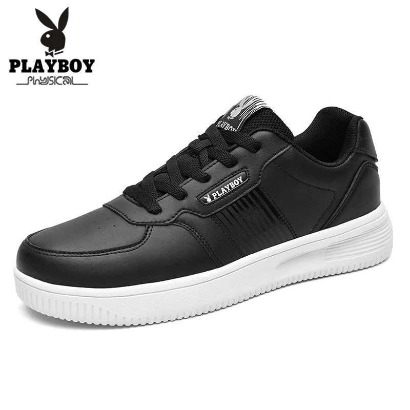 

PLAYBOY New Walking Shoes Men Leather Sneakers Outdoor Sports Climbing Camping Non-slip Wearable Trekking Shoes Upgrade Big Size