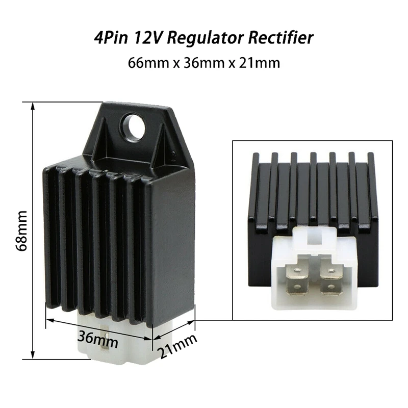Racing Ignition Coil 5 Pin CDI Box Solenoid Relay Regulator for 50Cc - 125Cc ATV Quad Dirt Bike TaoTao Kazuma |