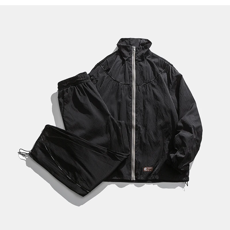 

Мужской осенний спортивный костюм из полиэстера, новинка 2021