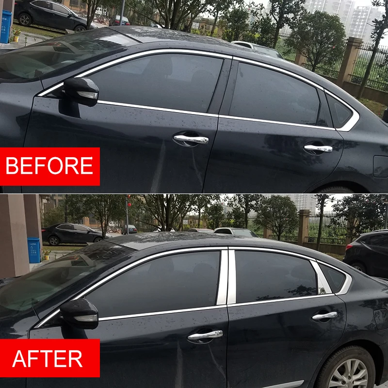 Зеркальная отражающая панель из нержавеющей стали B + C декоративная наклейка на