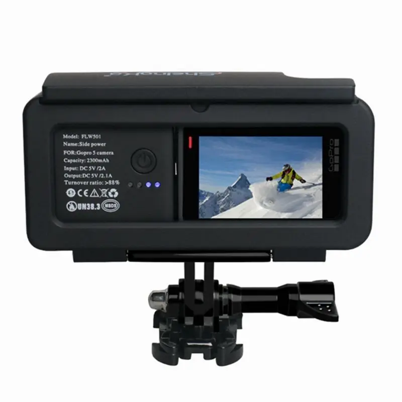 Новый полимерный заряжаемый внешний Удлинительный аккумулятор 2300 мАч боковой