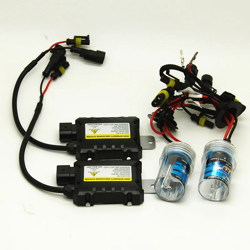 1 комплект 55 Вт автомобильная лампа для ксенонового H7 H11 HID H1 H3 9005 9006 12V светодиодные фары 6000k 4300k 8000k 10000k HB3 HB4 880 881 ксеноновые фары для автомобиля