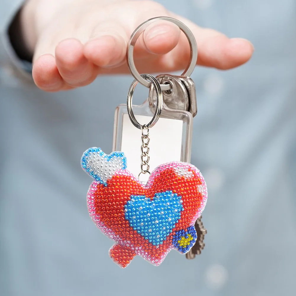 Набор Брелоков Для Ключей С Вышивкой Бисером Своими Руками Печатным Дизайном И