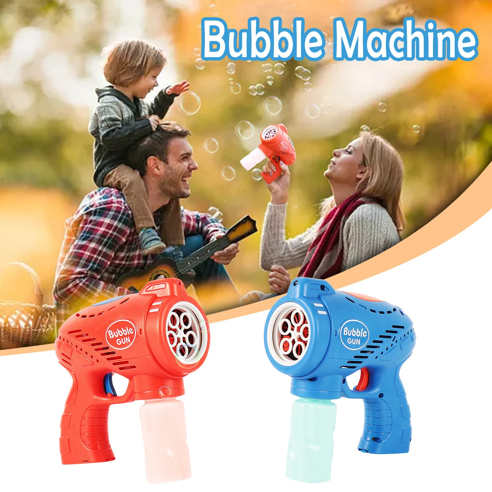 

Автоматическая музыкальная машинка для мыльных пузырей, мультяшная машинка для мыльных пузырей с 100 мл водой, летняя уличная игрушка для вы...