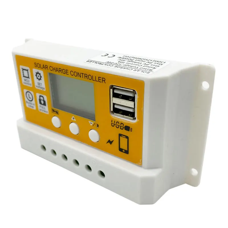 Белый корпус оранжевая поверхность 12 В 30 А литиевая батарея свинцово-кислотная