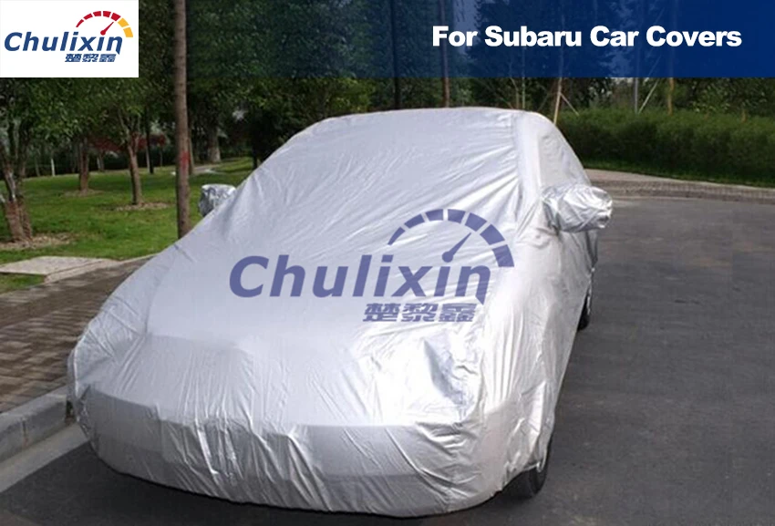 

Car-covers Waterproof Sun UV Dust Rain Resistant Protection Gray for Subaru Forester XV Impreza Legacy Outback Tribeca BRZ