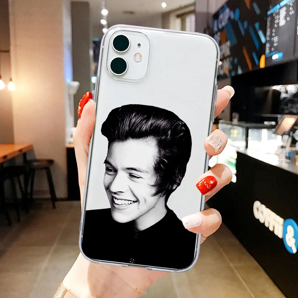 

Hot Harry Styles Fine Line Funny Transparent Phone Case For iPhone 12 11 Pro Max 8 7 6 6S Plus XR X XS Max SE2020 Cover Coque
