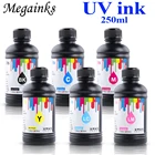 Мягкие УФ-чернила 250 мл для планшетного принтера Epson T50 1390 1400 1410 1430 1500W L800 L850 L1400 L1800 R270 R280 R290 R300 R330