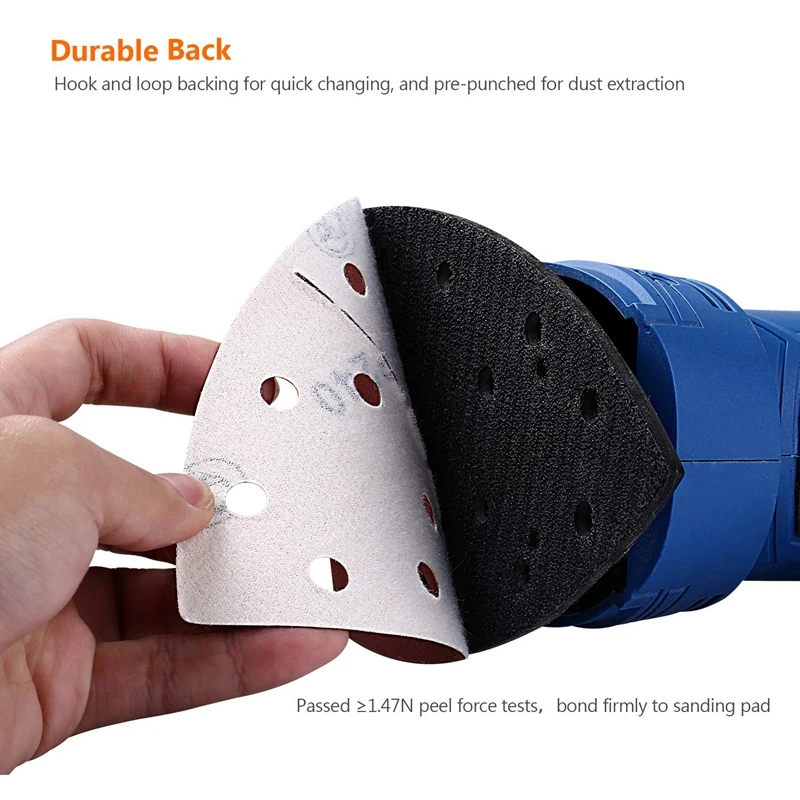 Hot XD-60Pcs Sanding Plate Mouse Sander For Psm 200 Aes 18 And All Vibration Multi-Tools 10 Pieces Each 40/60/80/120/180/ |