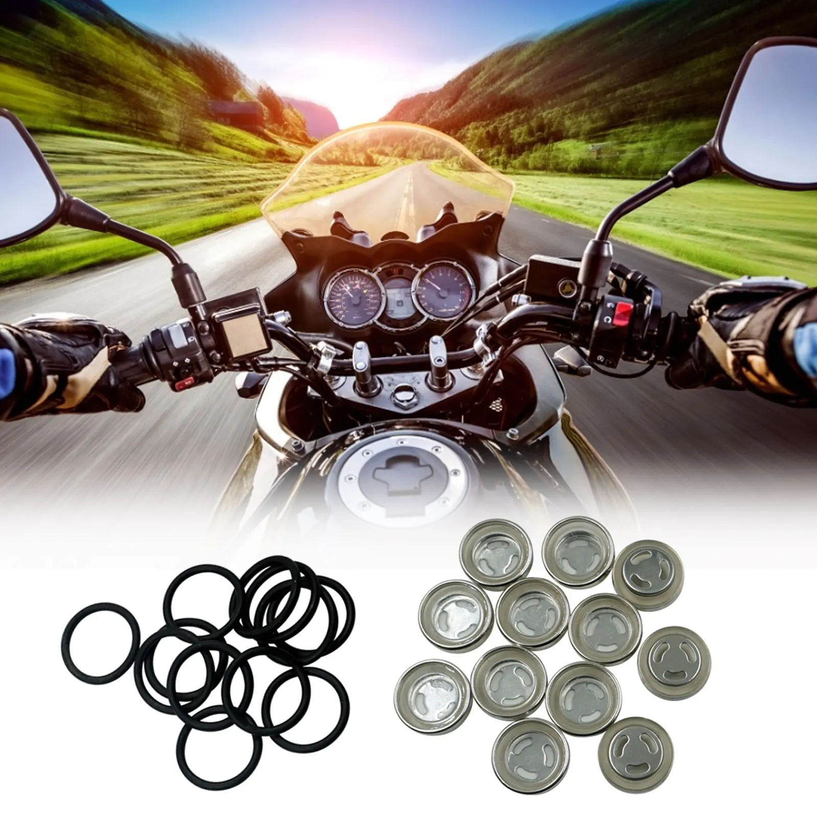 

1PC/2PCS 18mm Master Brake Cylinder Reservoir Sight Glass Motorcycle Dirt Bike Gasket Gaskets Seals Motorcycle Accessories