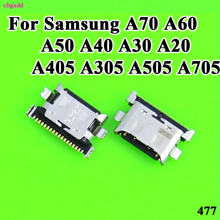 10 шт./лот зарядное устройство Micro USB разъем док станции для Samsung Galaxy A70 A60 A50 A40 A30 A20 A405