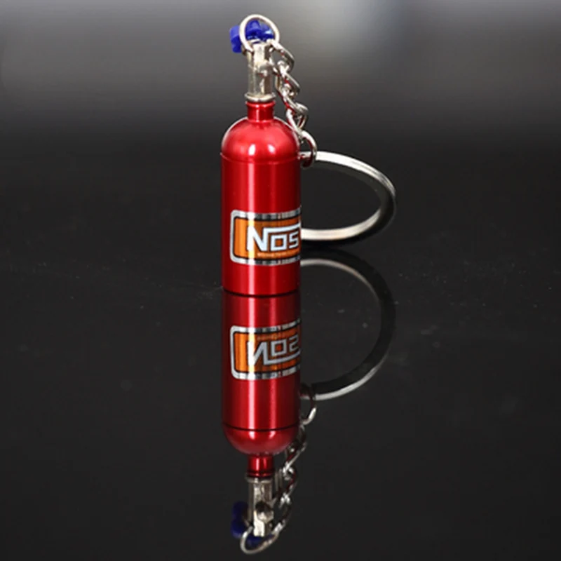 Аксессуары для интерьера автомобиля брелок в виде азотной бутылки металлическое