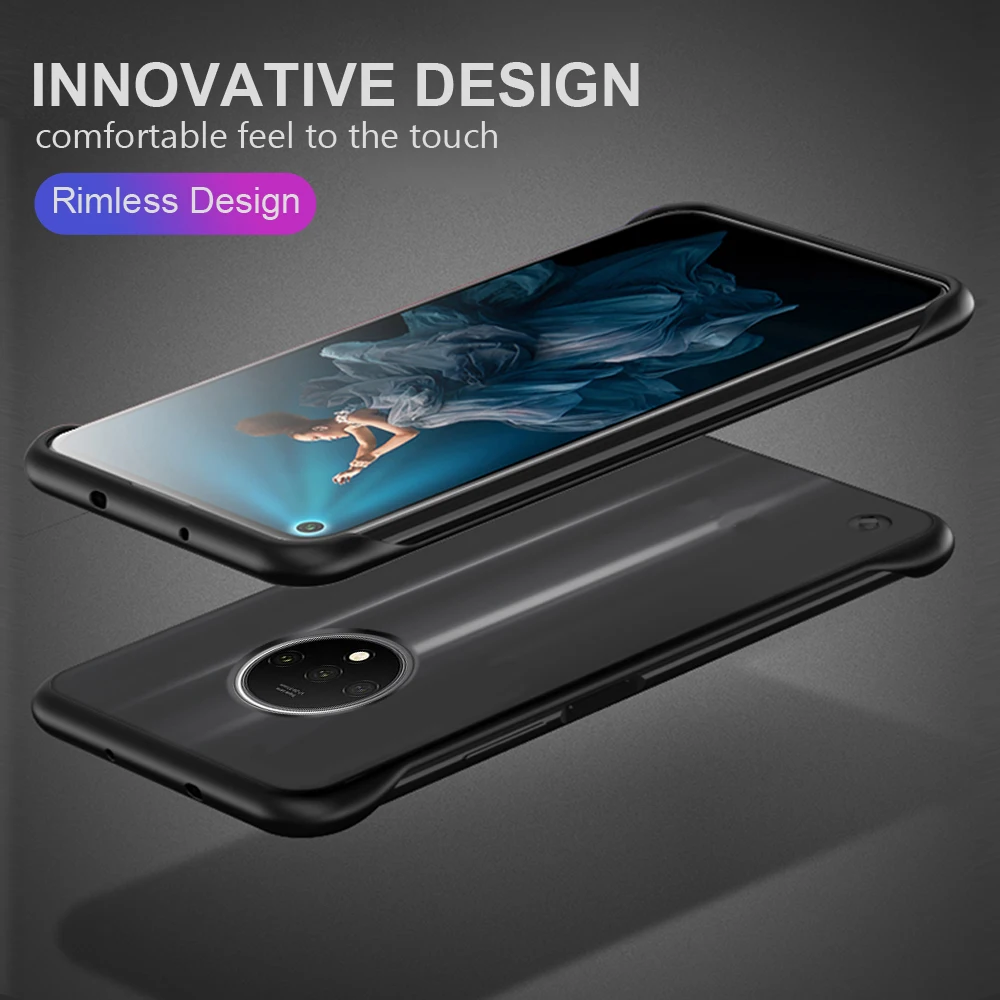 GKK прозрачный безрамный матовый чехол для Oneplus 7 Pro T противоударный ультра-тонкий